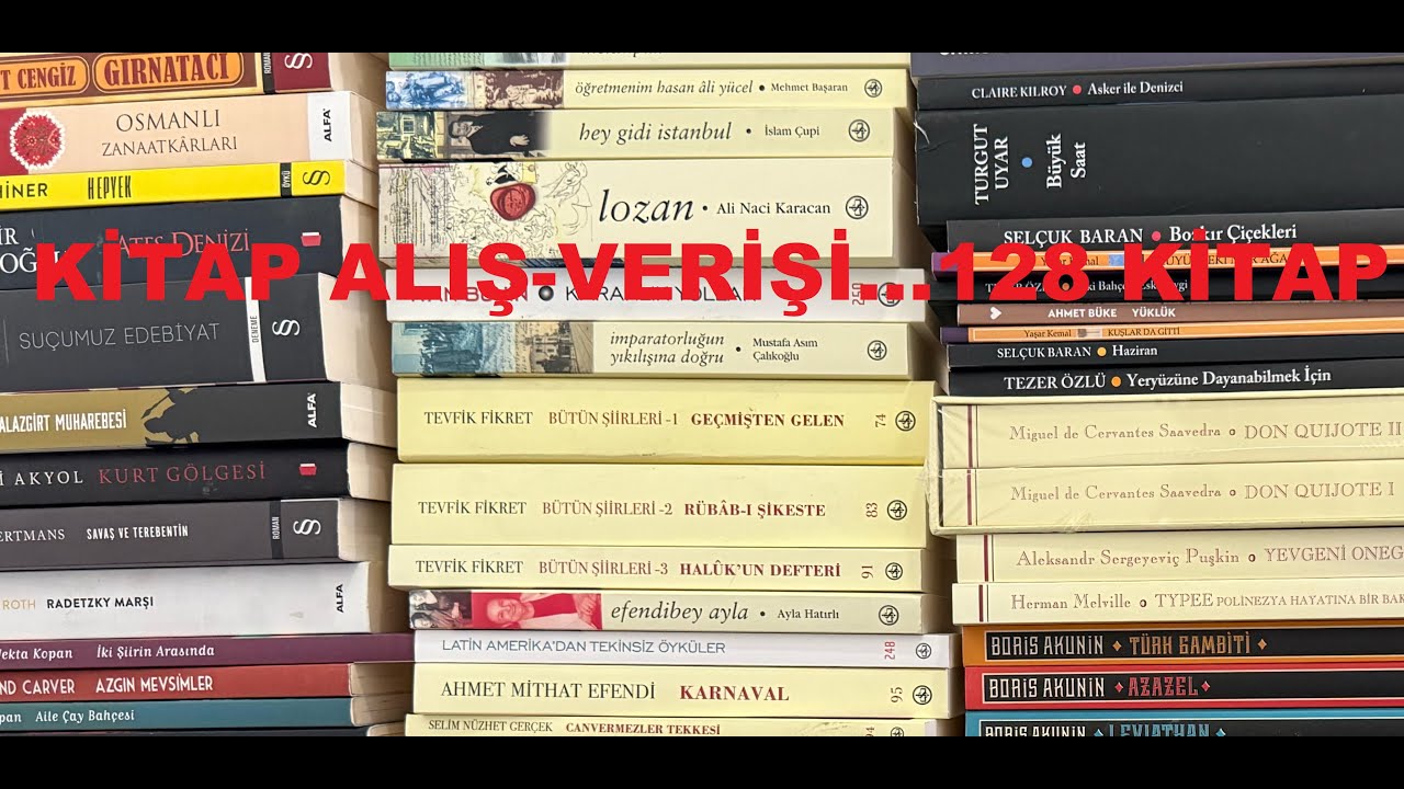 KİTAP ALIŞ-VERİŞİ...128 KİTAP...