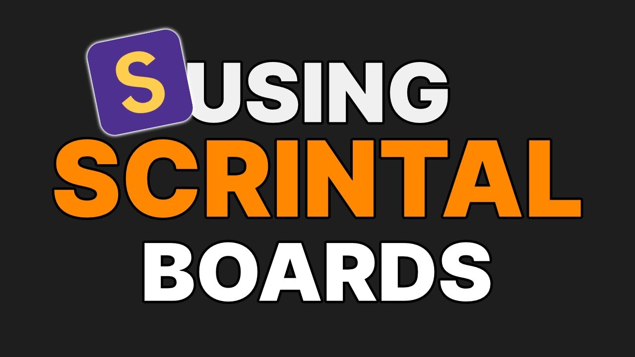NEW Scrintal canvas boards