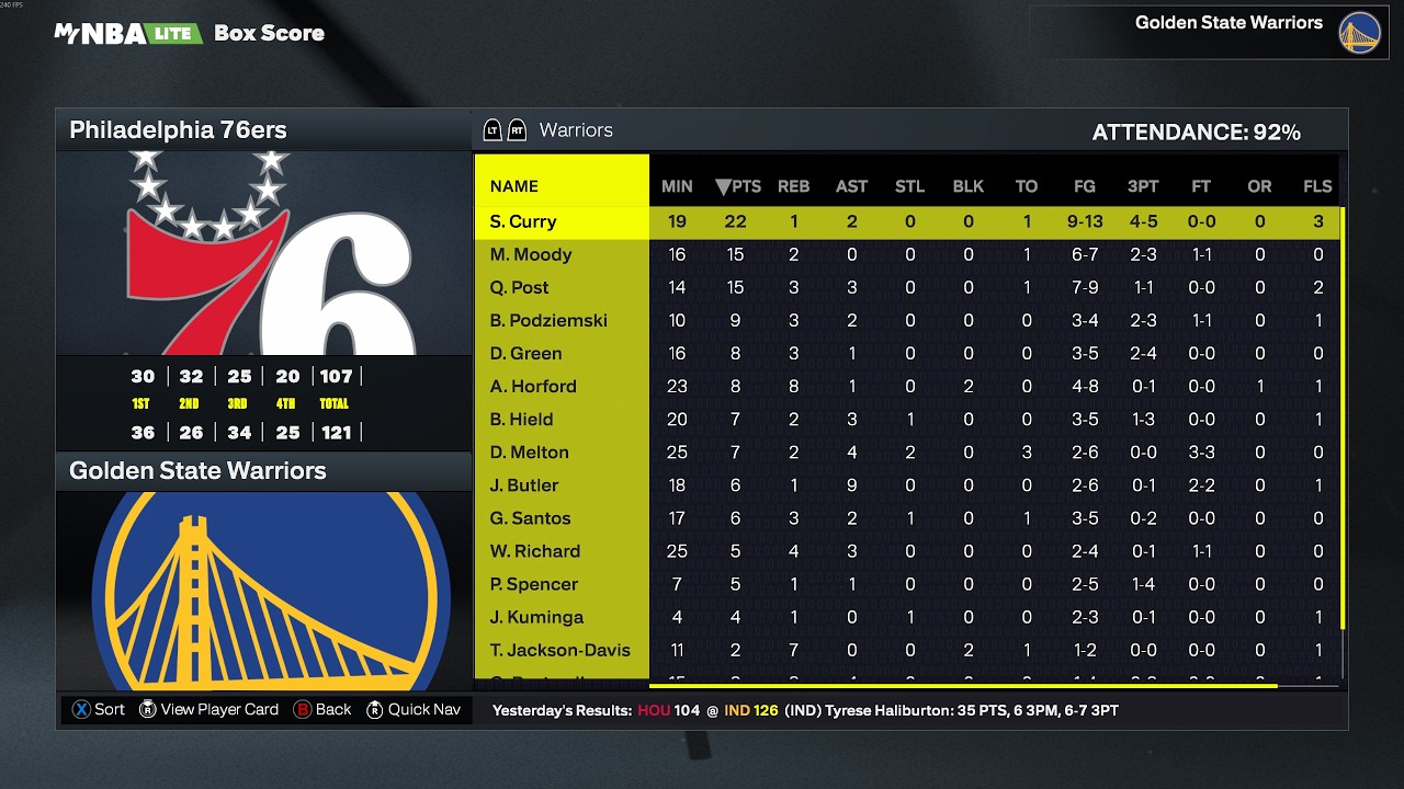 NBA 2K26 Golden State Warriors vs Philadelphia 76ers (PC) GAMEPLAY [4K UHD]