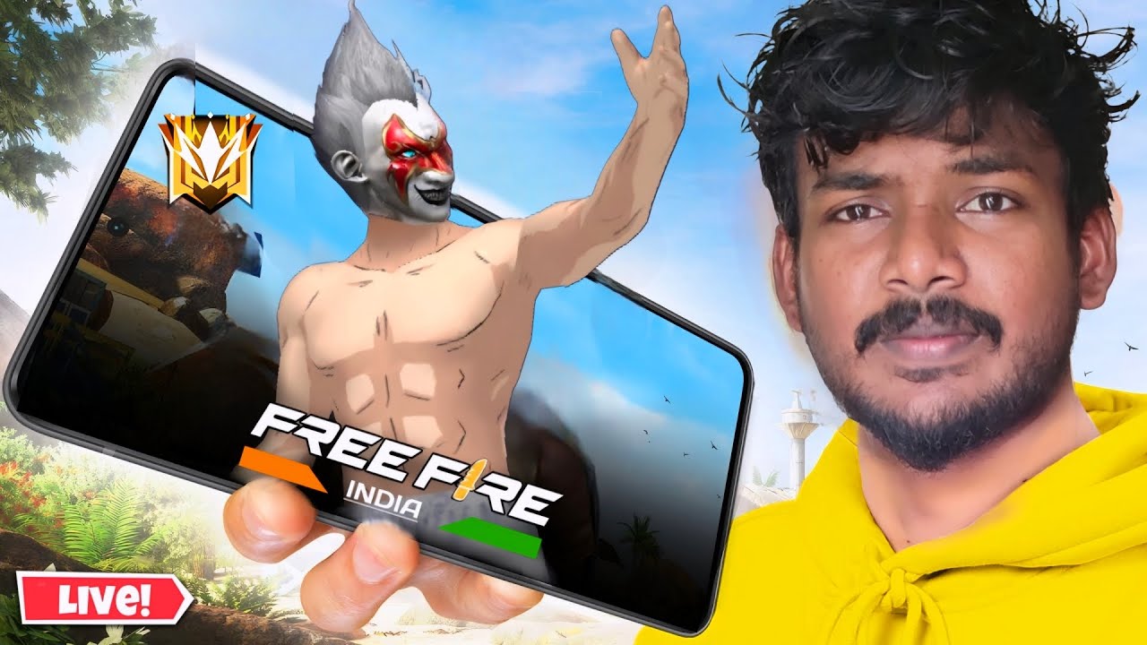 தமிழ் - 🔥ONLY GAMEPLAY MEDAL TOP 1 GRANDMASTER {DAY - 1}🔥||Garena-FreeFire Max Live #matturavi