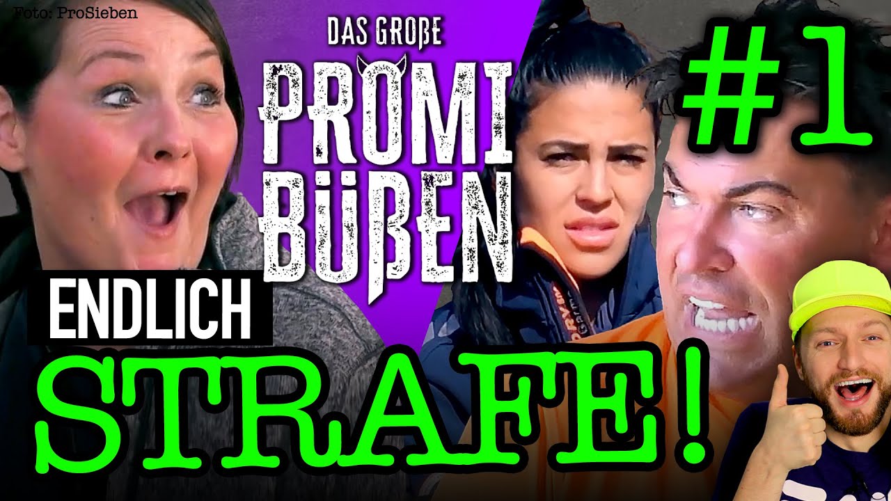 Das gro&szlig;e Promi-B&uuml;&szlig;en: HEFTIGE Abrechnung f&uuml;r Matthias Mangiapane! Helena rasiert alle! Folge 1