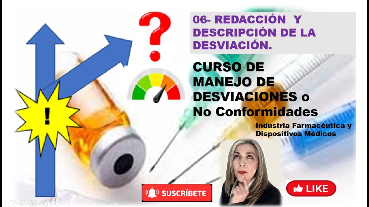 06 curso desviaciones Redacción y Descripción