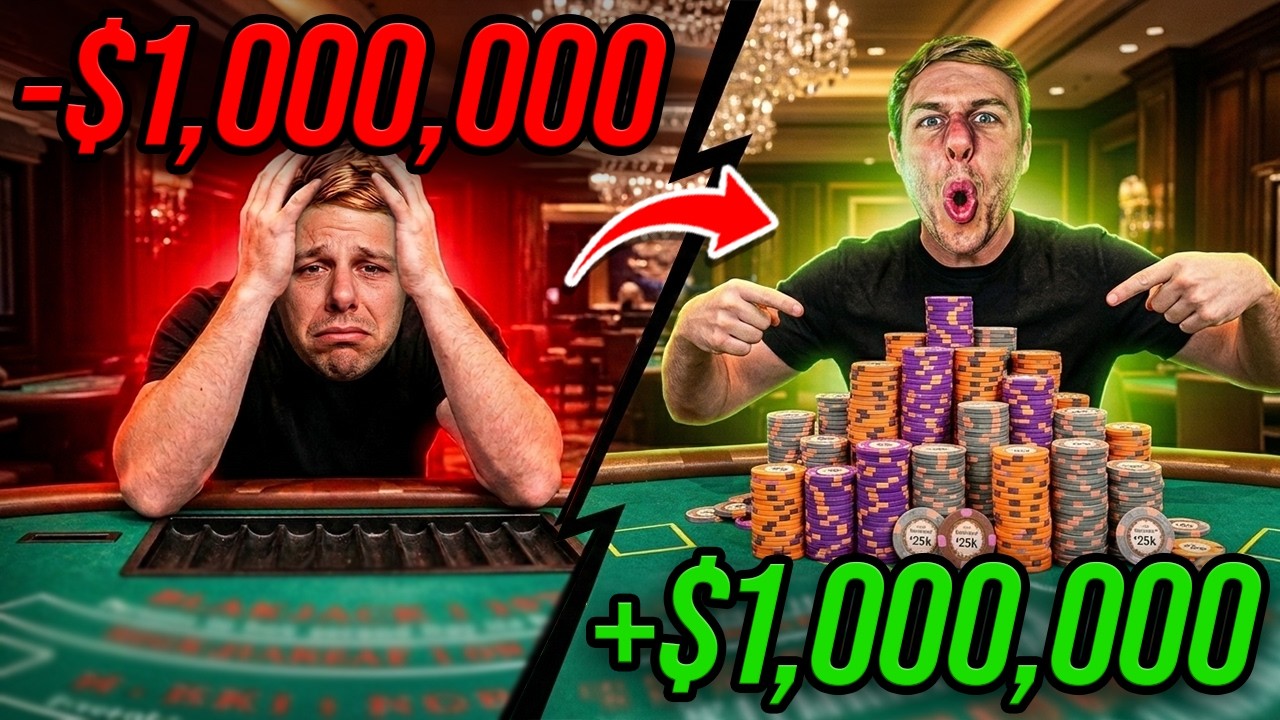 $1,000,000 IMPOSSIBLE BLACKJACK COMEBACK IN VEGAS!