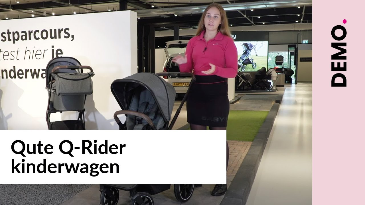 Qute Q-Rider kinderwagen | Demo