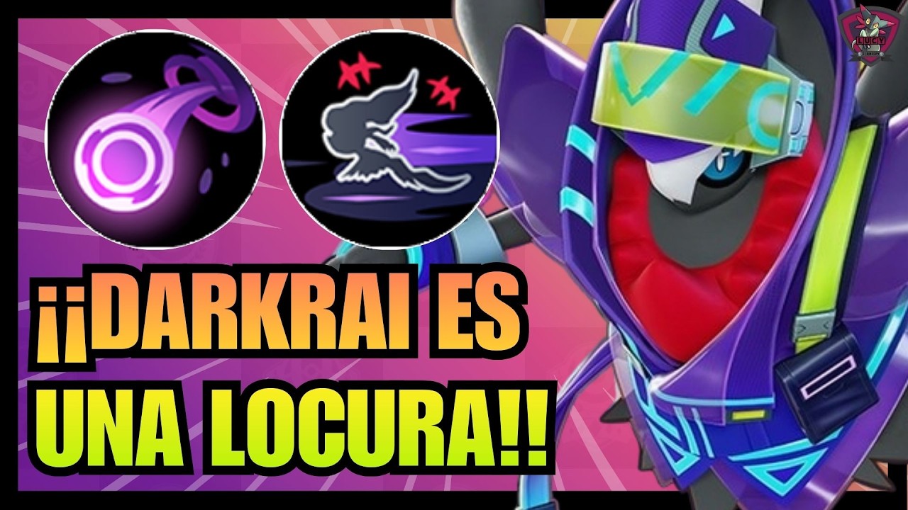 DARKRAI ES UNA LOCURA DE POKEMON😍MEJORES OBJETOS Y MEDALLAS⭐BUILD DARKRAI POKEMON UNITE