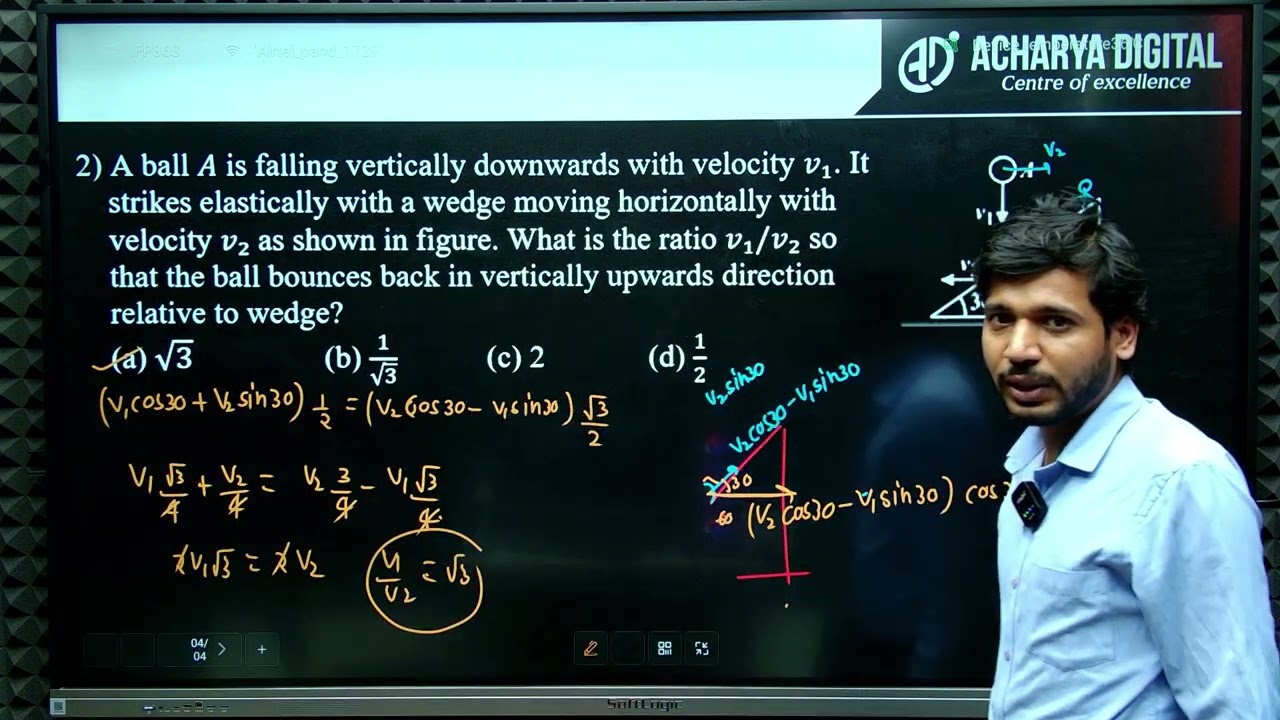 Agni–BrahMos Problem 🔥 JEE Advanced Paper 2 Physics | Complete Explanation