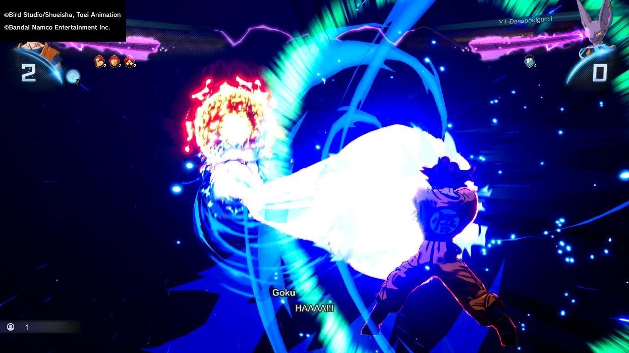 Goku (Super) shocks Beerus with the power of the Super Saiyan God | DRAGON BALL: Sparking! ZERO