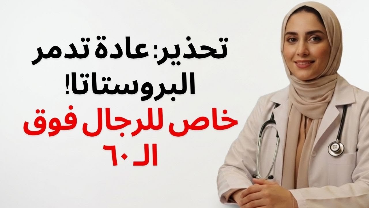 بصفتي طبيبًا متخصصًا في أمراض البروستاتا، أحذر الرجال فوق سن الستين من أن هذه العادة تضر بالبروستاتا