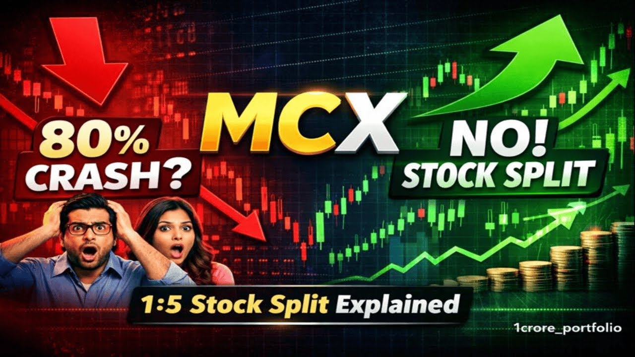 MCX Stock Split Explained: Why the 80% Fall Is Not a Crash