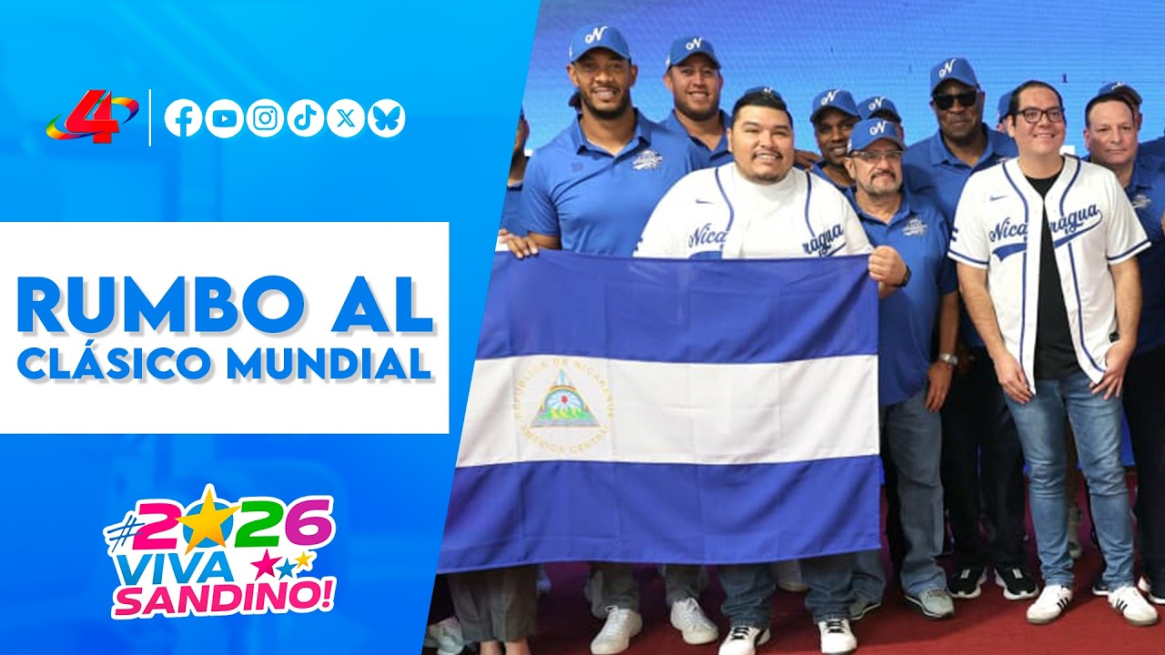 Abanderamiento oficial: Selección de Nicaragua para el Clásico Mundial de Béisbol 🇳🇮
