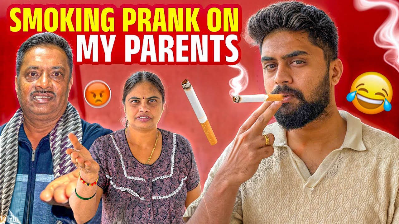 Cigarette🚬Smoking Prank Gone Wrong ❌ |Kannada Family Prank|Vikas Vlogs #pranks #kannadavlog #funny 