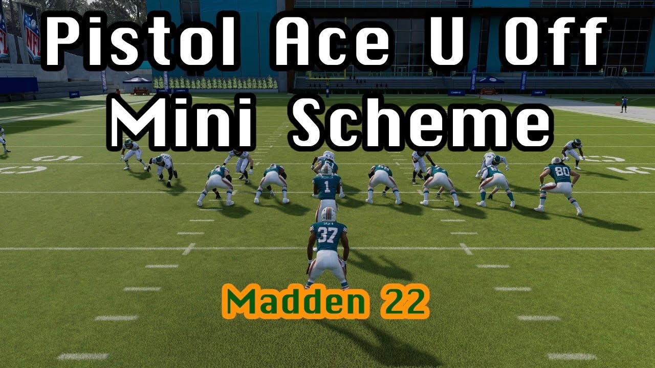 *EFFECTIVE TE SCHEME* Pistol Ace U Off Mini Scheme | Madden 22 Tips & Tricks