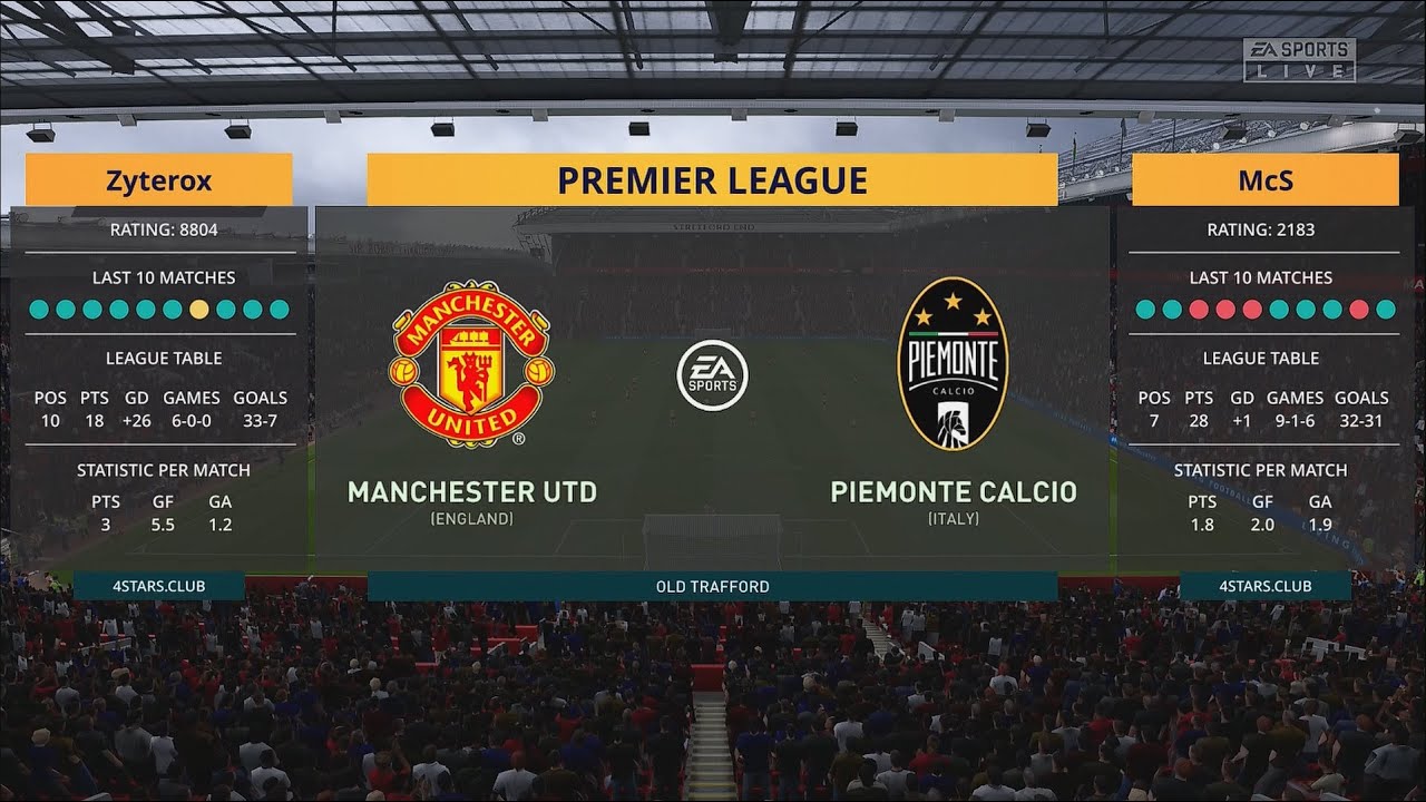 FIFA 20 Highlights | 4stars.club | Premier League | Zyterox vs McS