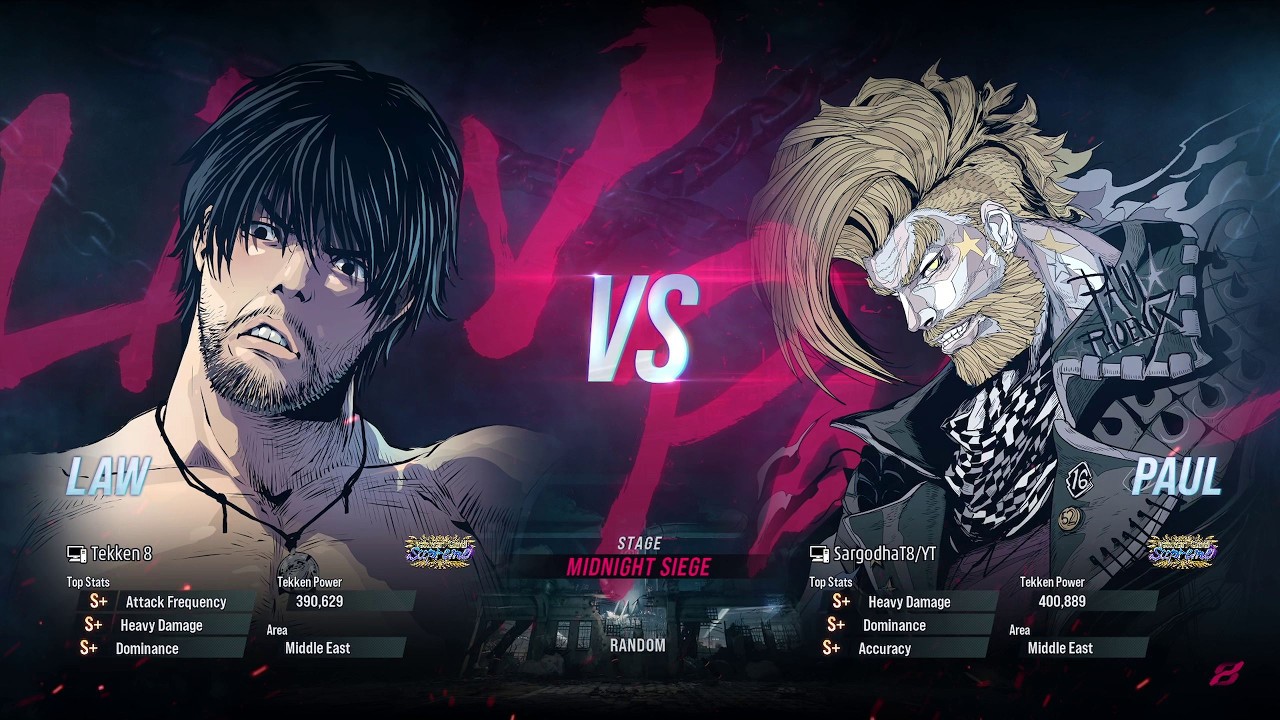 BSK (Law) VS SargodhaT8/YT (Paul) Tekken 8 Ranked