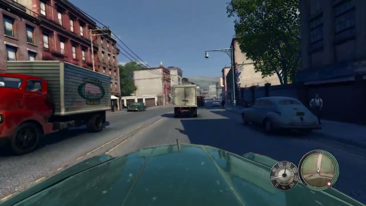 Mafia II  Definitive Edition First person drive around Empire bay (1951)