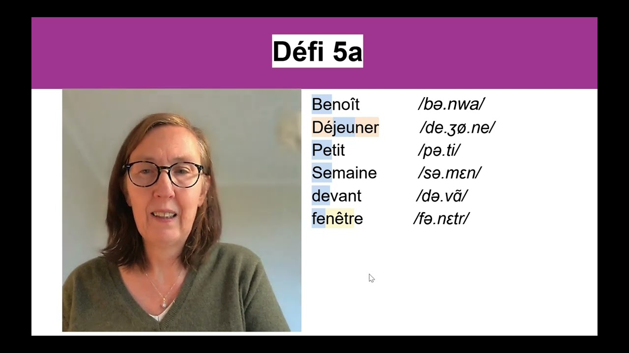 Bien prononcer les sons de E ouverts et fermés en français - Défi 5