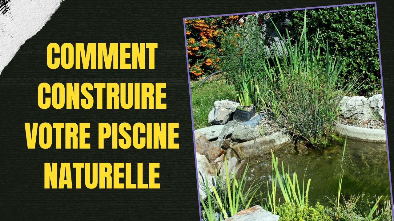 Comment construire soi-m&ecirc;me sa piscine naturelle &agrave; faible co&ucirc;t