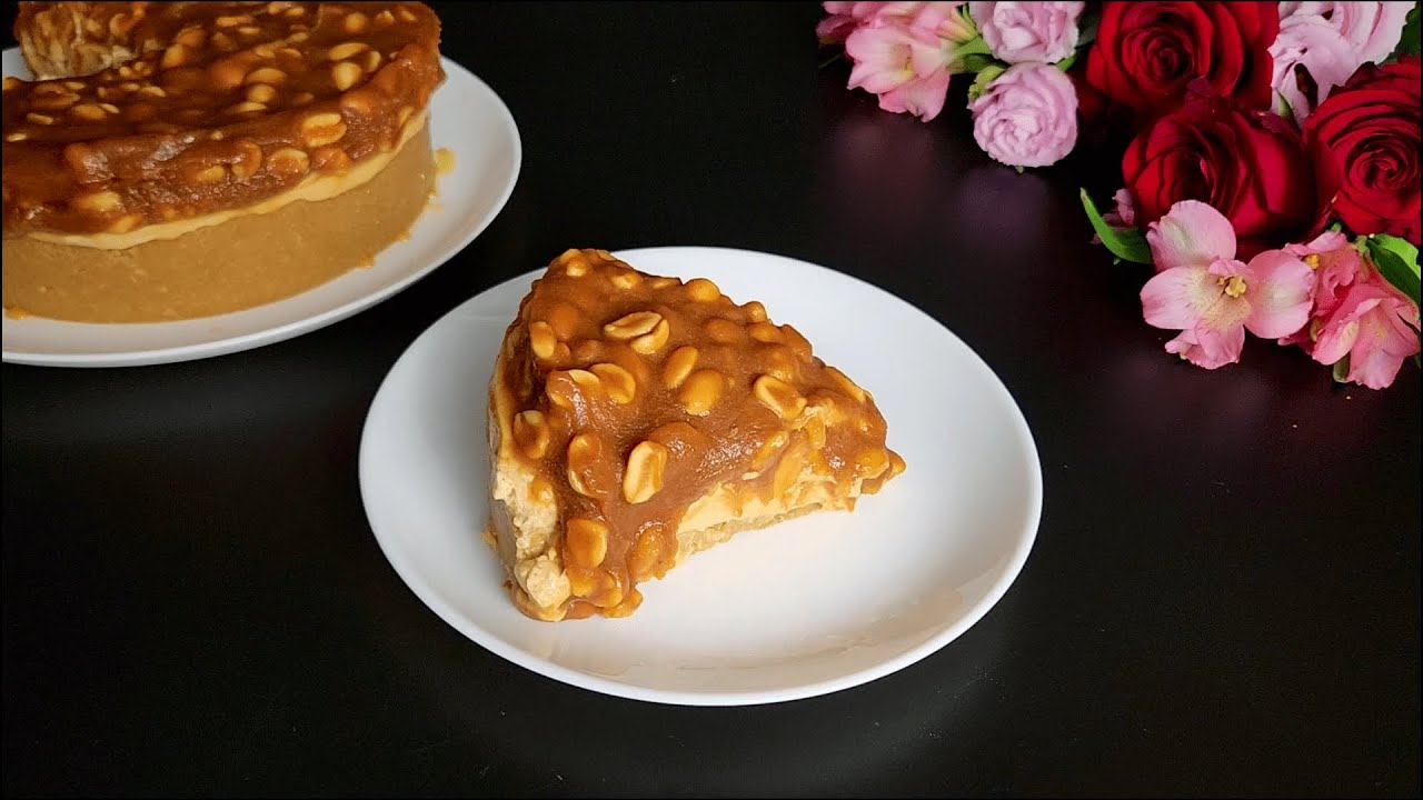 Kuchen Snickers! Dessert ohne Ofen! Sehr lecker!