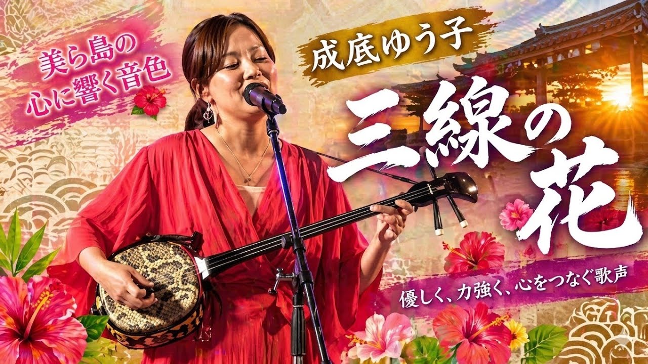 「三線の花」成底ゆう子 2018年12月8日 3編 美ら島エアーフェスタ2018【航空自衛隊那覇基地】#三線の花