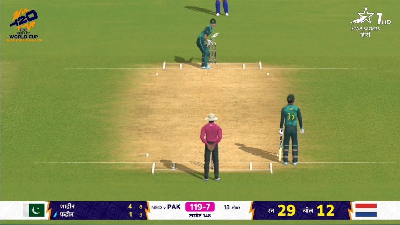 Pakistan vs Netherlands | ICC Men's T-20 World Cup 2026 | Highlights | Cricket World | Real Cricket 