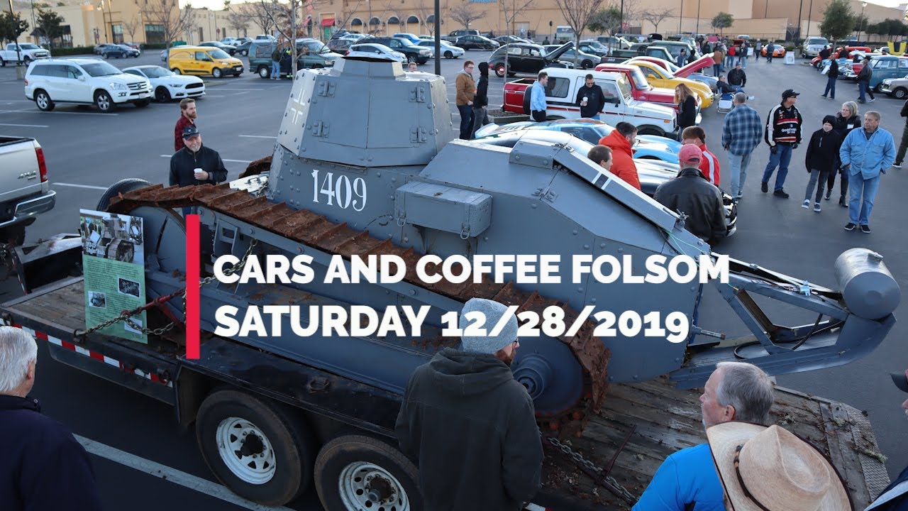 Cars and Coffee Folsom - 12/28/2019 - Lamborghini / McLaren / Ferrari / Renault FT-17 Tank