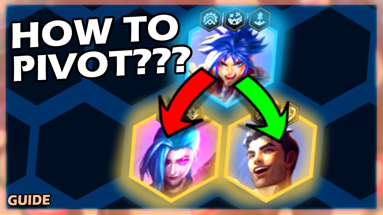 How to PIVOT GUIDE??? - When and How to Pivot and Flex in TFT SET 13 for Beginners