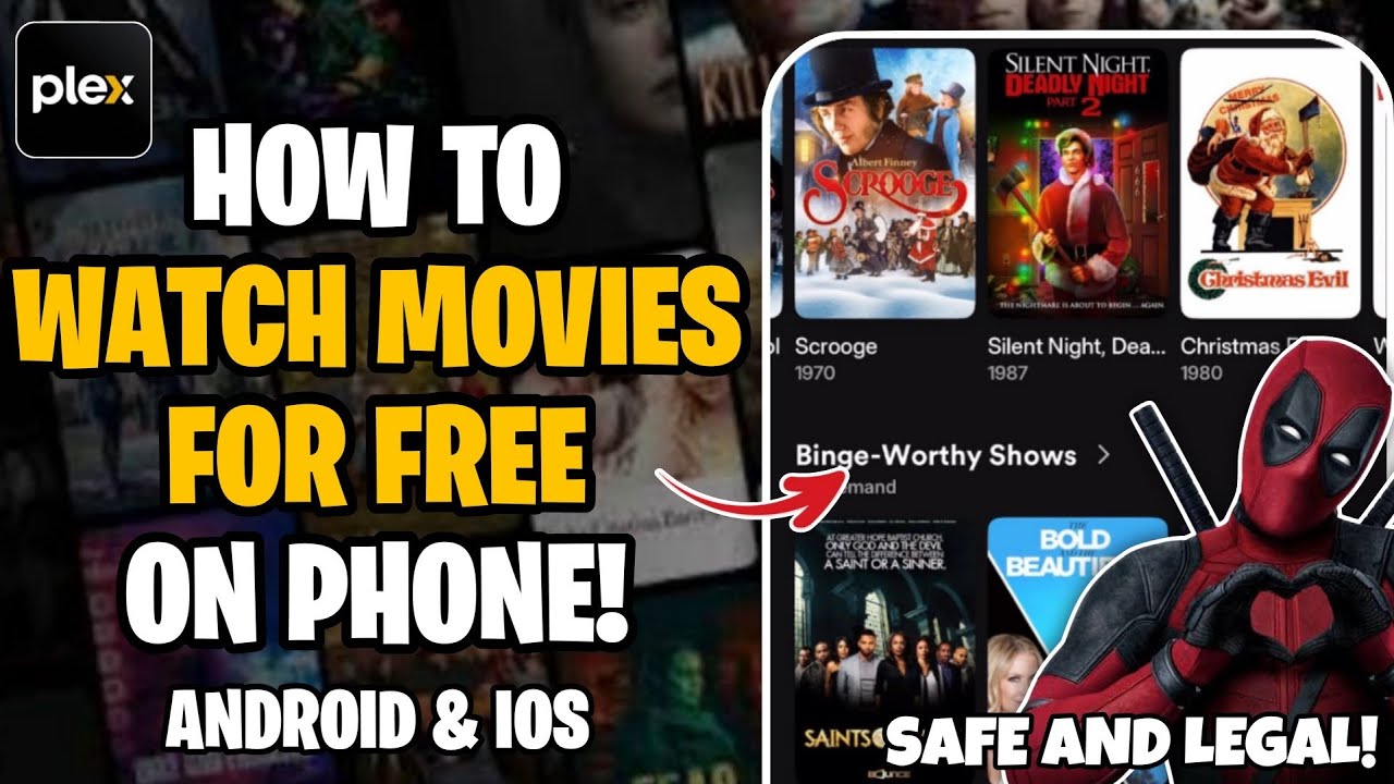 Как смотреть фильмы бесплатно и легально на телефоне &mdash; Android и iOS &mdash; Простое пошаговое руководс...