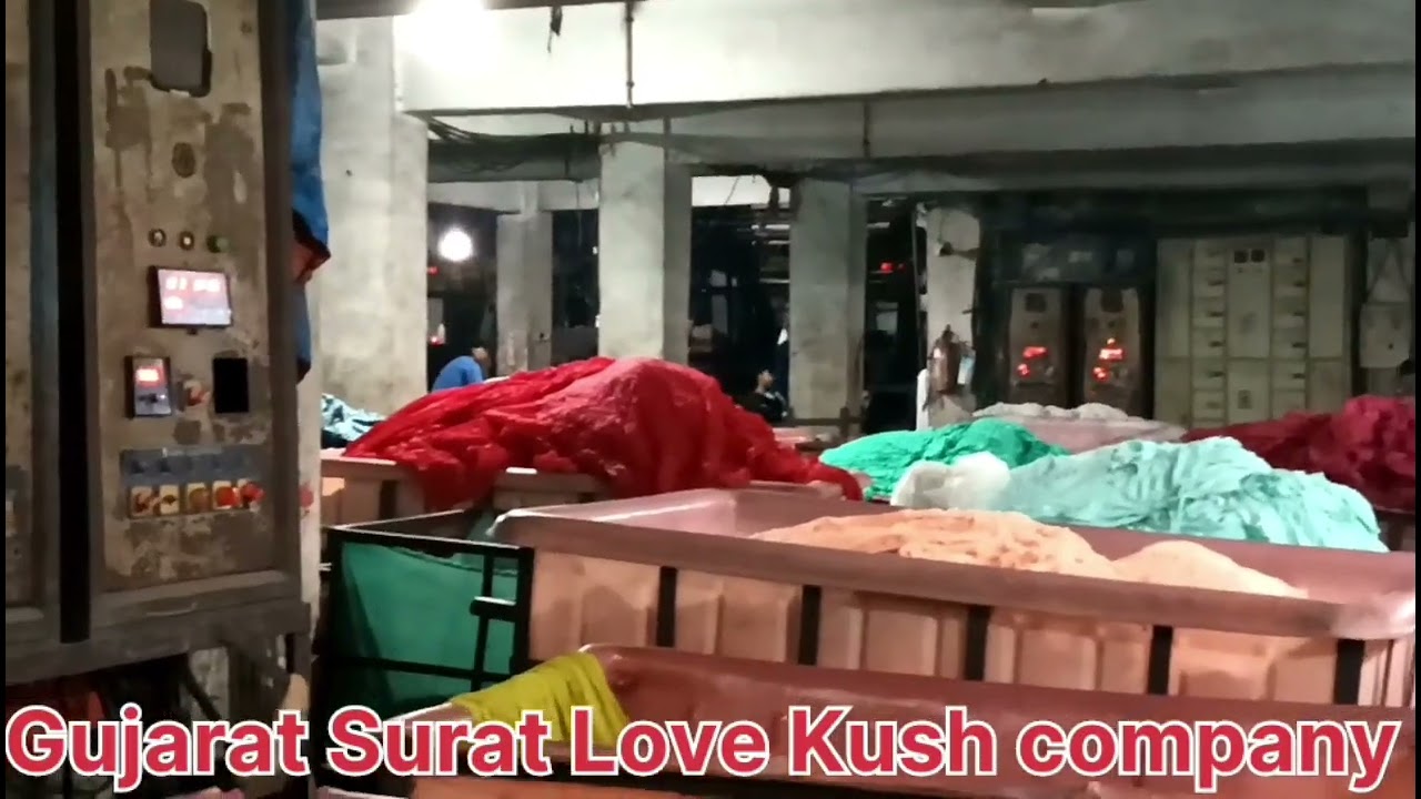 Gujarat Surat Love Kush company ka andar ka najara like comment share 👍👍👍🔥