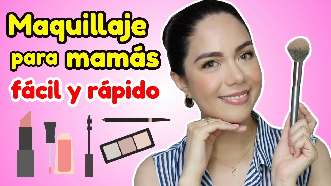 MAQUILLAJE NATURAL PARA MAMÁS FÁCIL Y RÁPIDO !! | MARIEBELLE COSMETICS