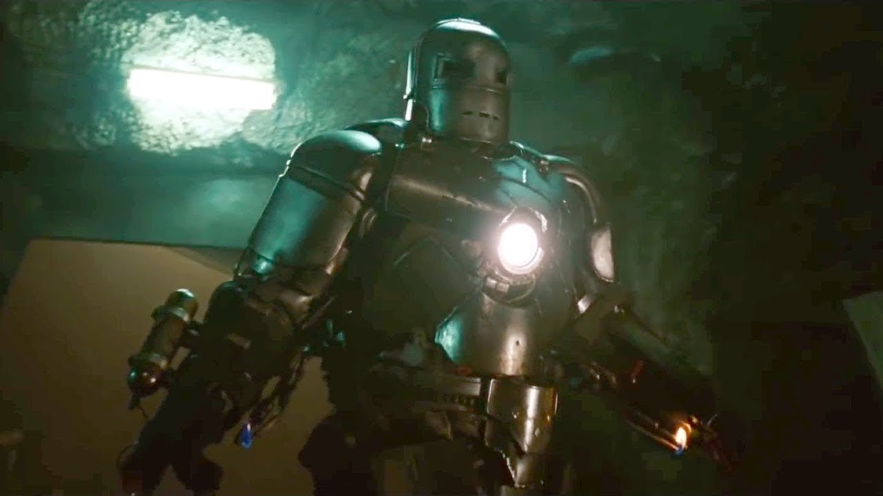 Iron Man - Cave Battle Scene - MARK 1 - Iron Man (2008) Movie CLIP HD