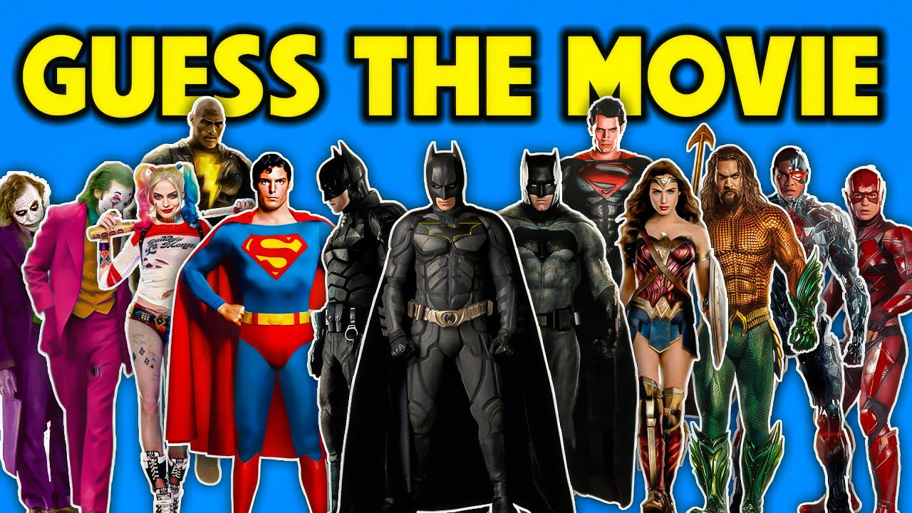 GUESS THE DC MOVIE FROM A FRAME | MOVIE TRIVIA QUIZ