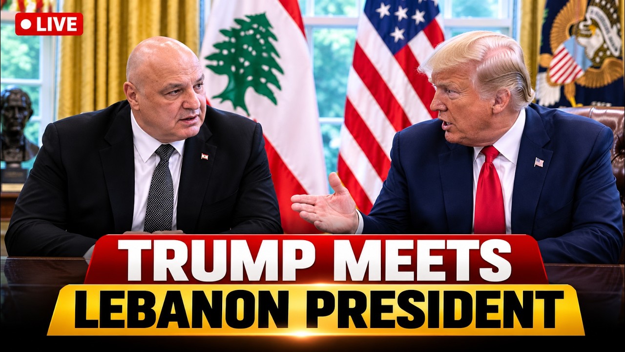 Donald Trump Meets Lebanon President LIVE | Israel-Lebanon War Updates | America-Iran War Update