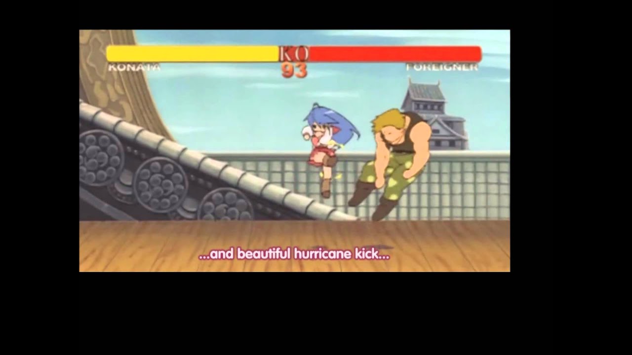Lucky Star - Konata vs. Guile