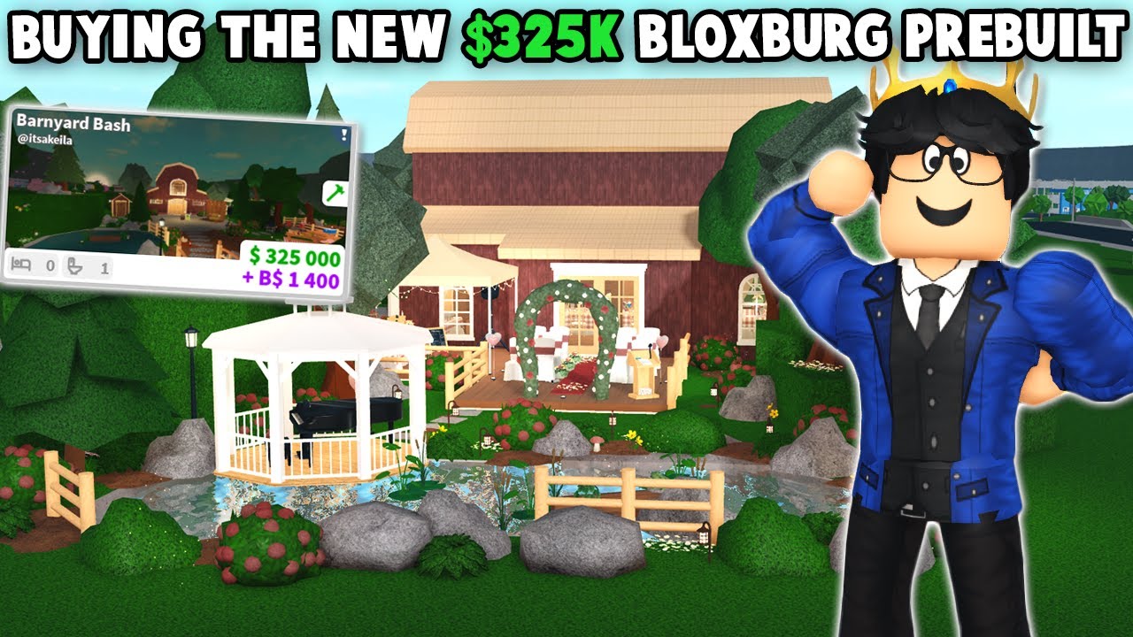 TOURING the NEW $325K BLOXBURG UPDATE WEDDING VENUE PREBUILT..
