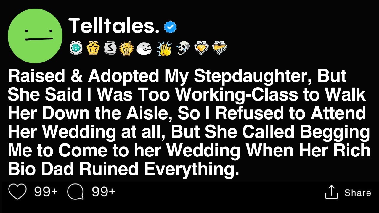 Raised & Adopted My Stepdaughter, But She Said I Was Too Working-Class to Walk Her Down the Aisle,..
