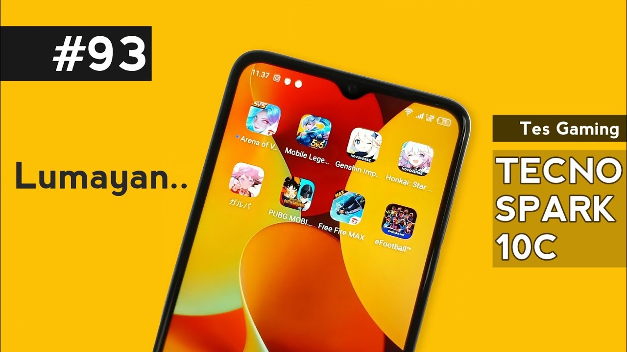 GEBER GAMING TECNO SPARK 10C YANG KATANYA HP KING 1 JUTAAN 🤣