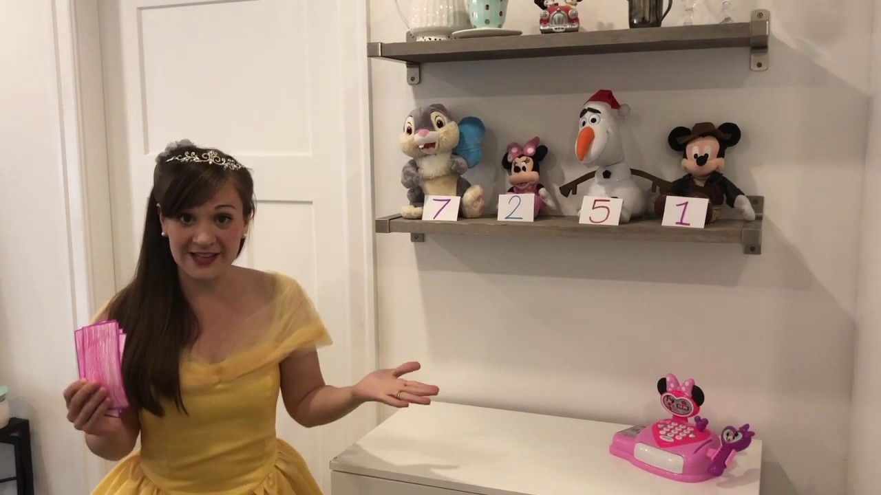 Numbers with Princess Belle- Shopping for Princess Elsa