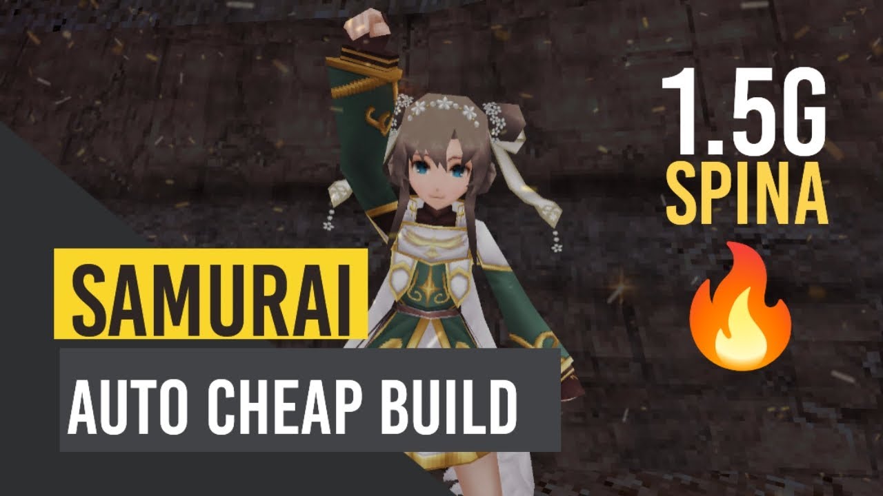 Iruna Online - Samurai Auto Cheap Build For Farm | 2025 | 1.5g equips + xtalls + AL