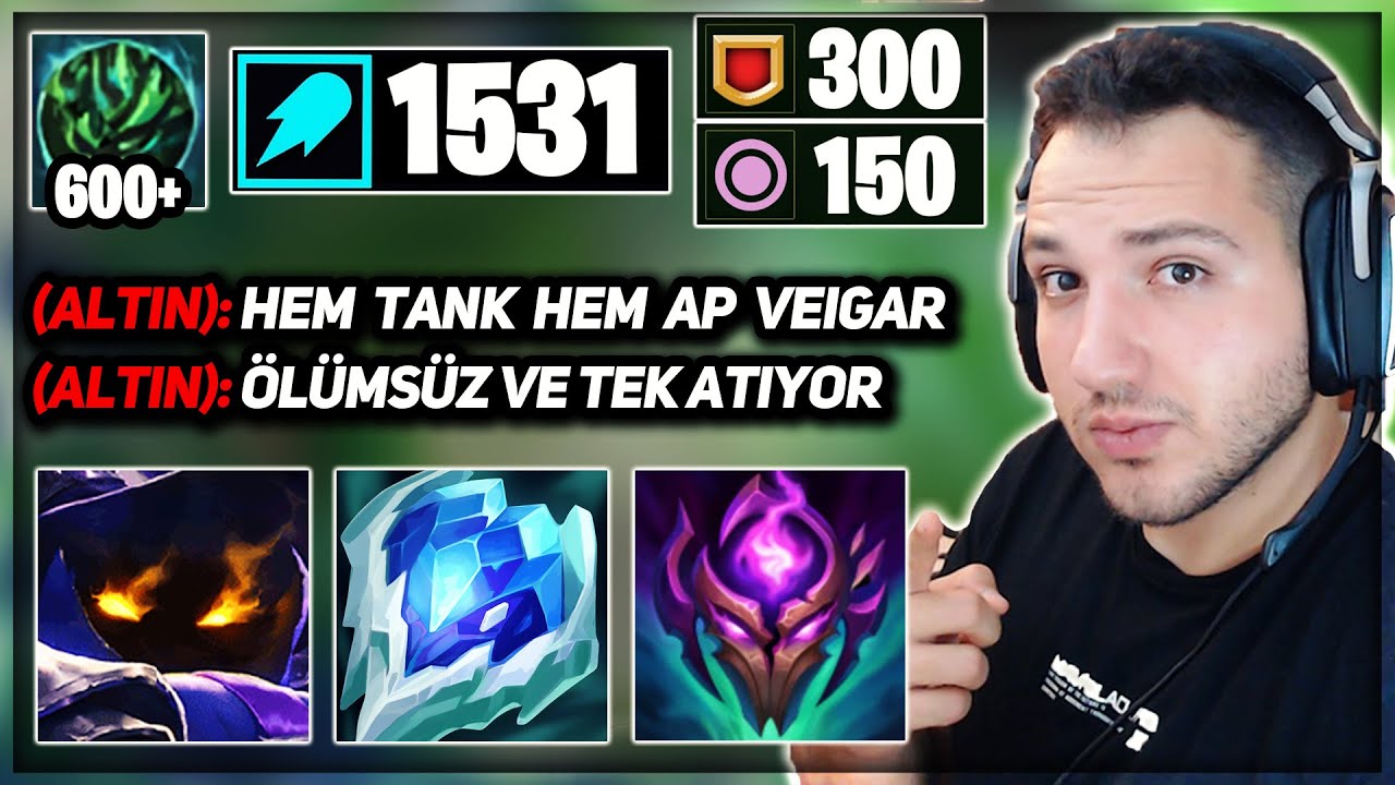 Altın İzleyicimin Tank AMA 1500 AP Veigar Buildi Çok Bozuk!! | Sizden Gelenler#11 | KassadinsCreed