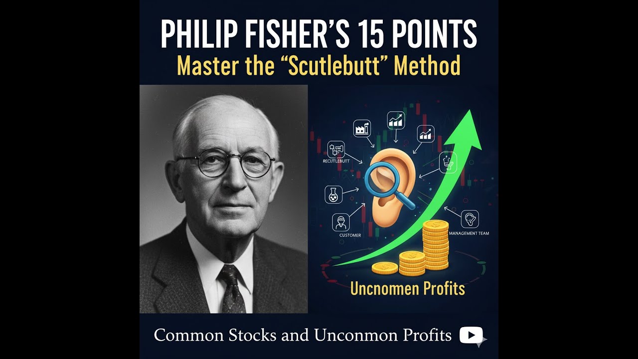 Philip Fisher's 15 Points: Master the 'Scuttlebutt' Method for Uncommon Profits