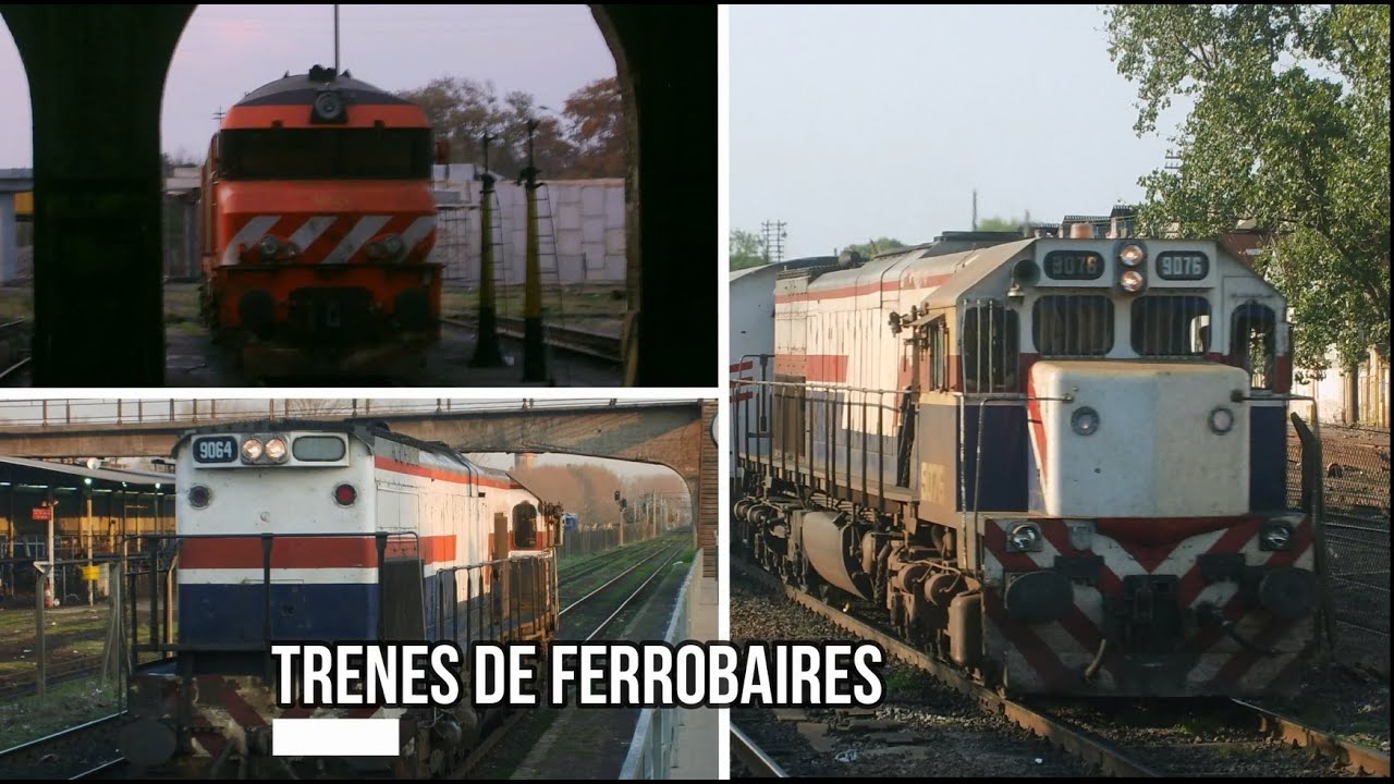 Trenes de Ferrobaires Compilado Retro