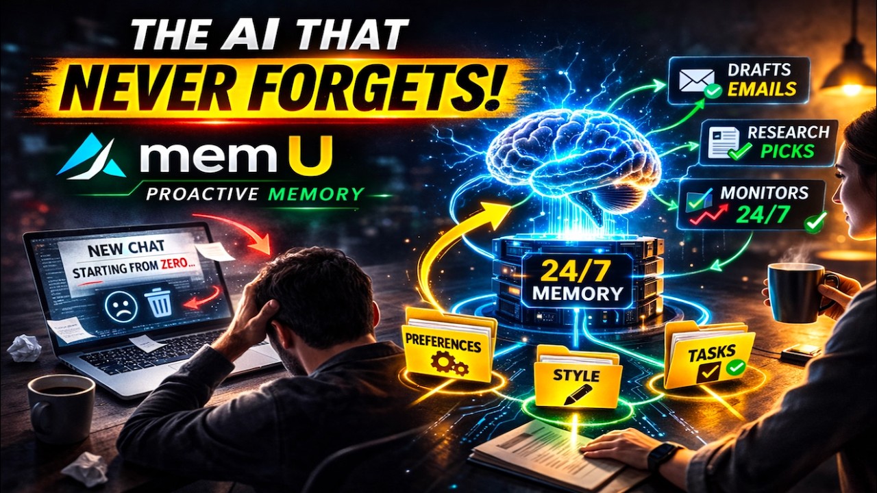 The AI That Never Forgets: memU Proactive Memory Explained 🧠