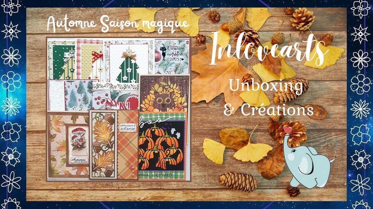 Créations Cartes 💕Automne 🍁Halloween🎃 & Noël 🎄INLOVEARTS