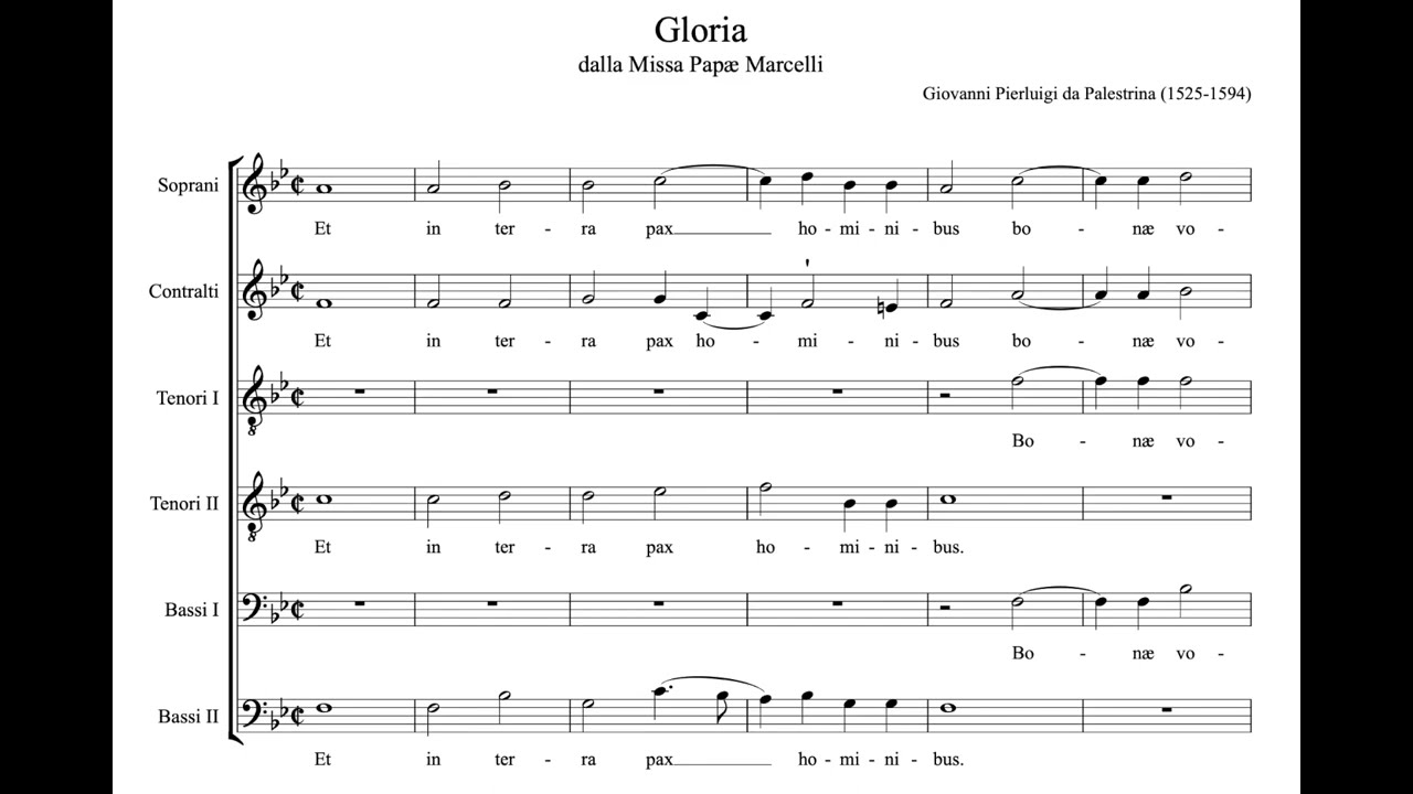 Giovanni Pierluigi da Palestrina - Missa Papae Marcelli - Gloria