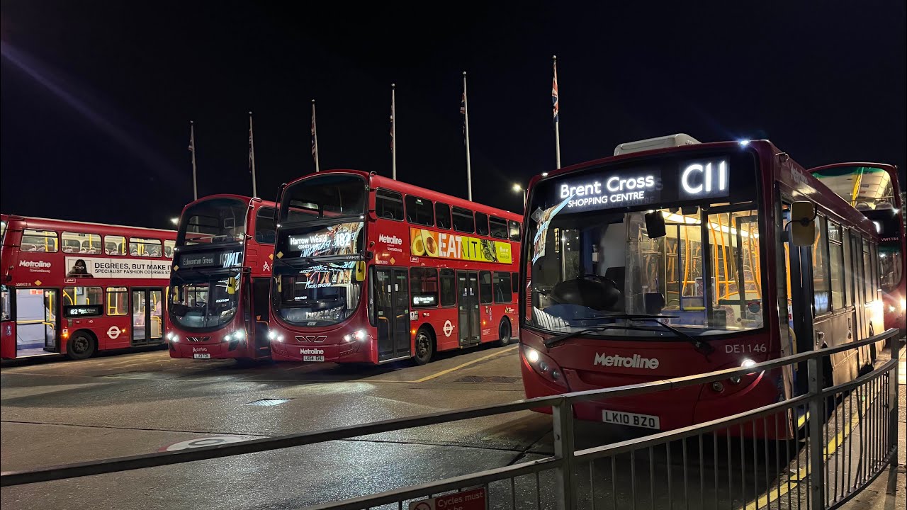 *(Withdrawn) Kickdown + Fast* | Journey on route C11 | Metroline London DE1146 LK10BZO | ADL E200