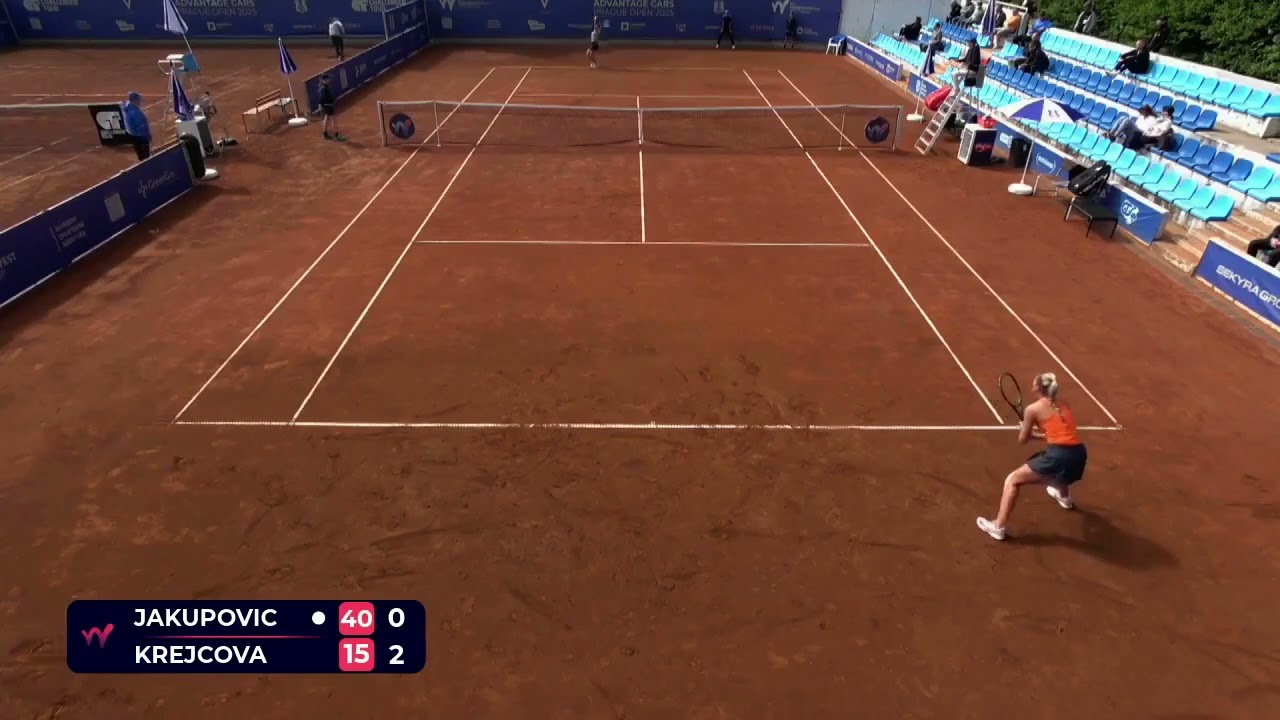 Dalila Jakupovic [Q] (SLO) vs Tereza Krejcova [WC] (CZE) // 5-7 7-6 6-1 // W75 Prague // 1st Round