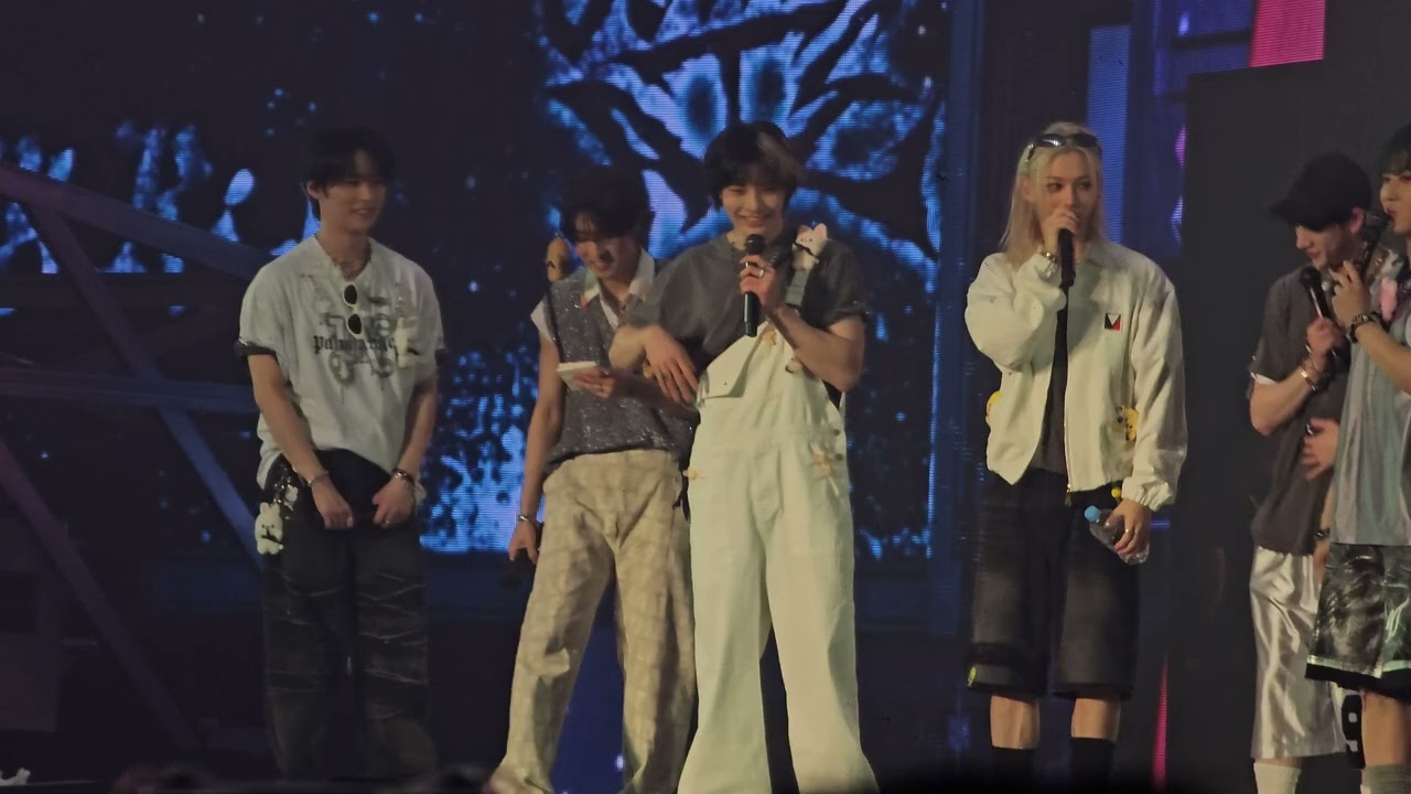Stray Kids Bang Chan Cried Encore Ment DominATE Concert KSPO Seoul South Korea 20240831 Fancam Day 3