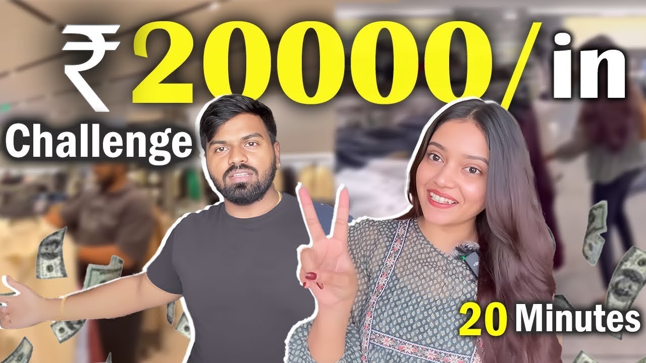 10 Hazar 10 min madhe kharcha hotil? 😳😱 | Ajun ek Challenege 🤣🤗