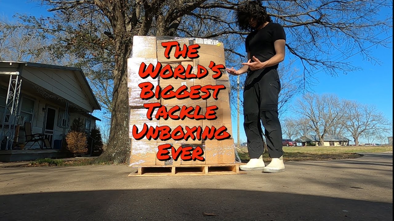 The World's Biggest Tackle Unboxing Ever!!! ($10,000+)
