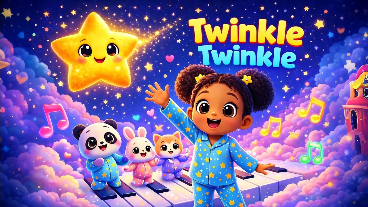 Twinkle Twinkle Little Star – 3D Kids Song & Nursery Rhyme (PipoMelody)